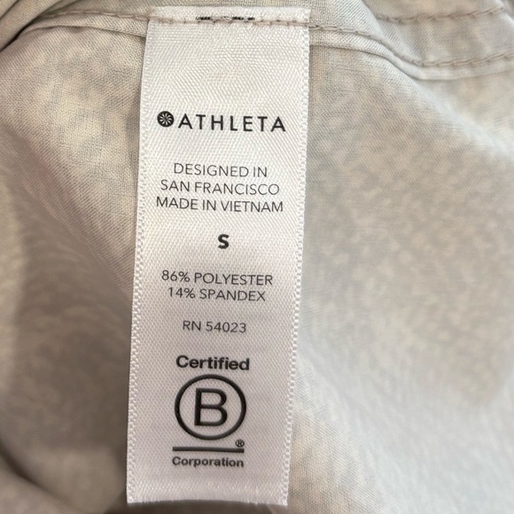 Athleta Zuma Printed Women's Shirt Dress In Viper Gray Size Small - Picture 9 of 9